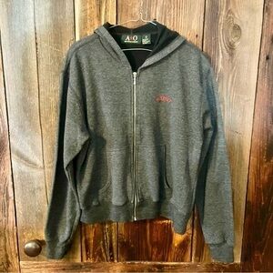 American Outpost Large 100% cotton gray hoodie in excellent condition 🌟🌟🌟🌟🌟